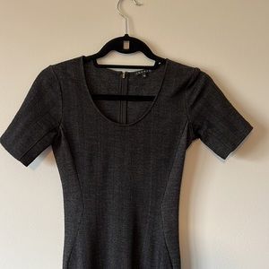 Theory Short Sleeve Wool Dress